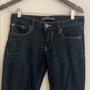 Express dark blue jeans